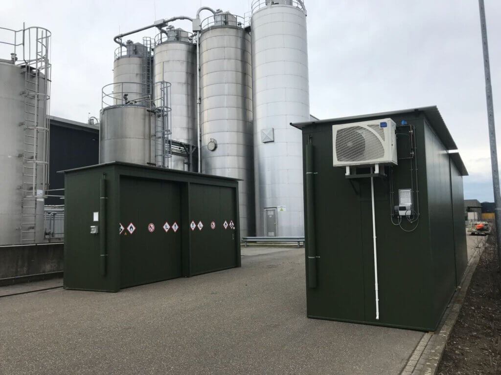 3 brandwerende opslagcontainers voor Sekisui S-lec te Roermond
