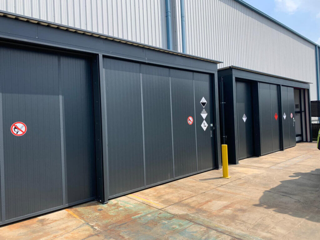 Brandwerende stellingcontainer K40 voor Bredox B.V. te Weert