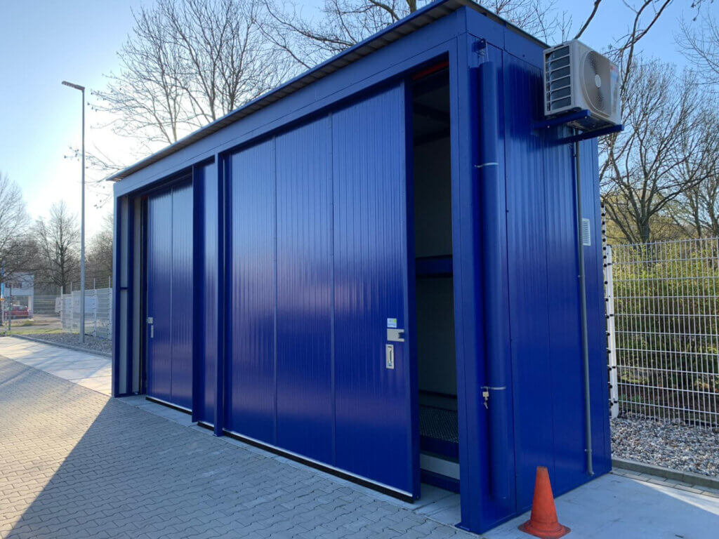 K40 IBC Fireguard voorzien van ATEX airco voor Refresco