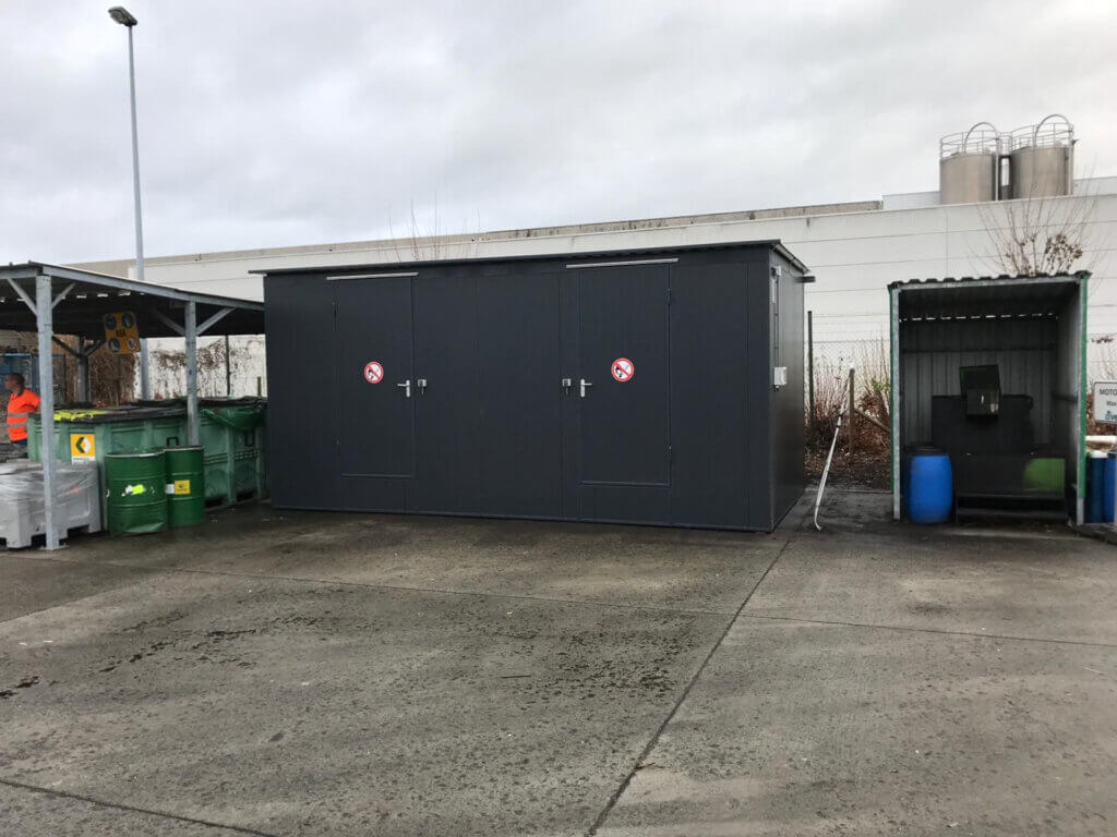 Levering van 2 nieuwe inloopkluizen type 10 voor DDS Verko in België