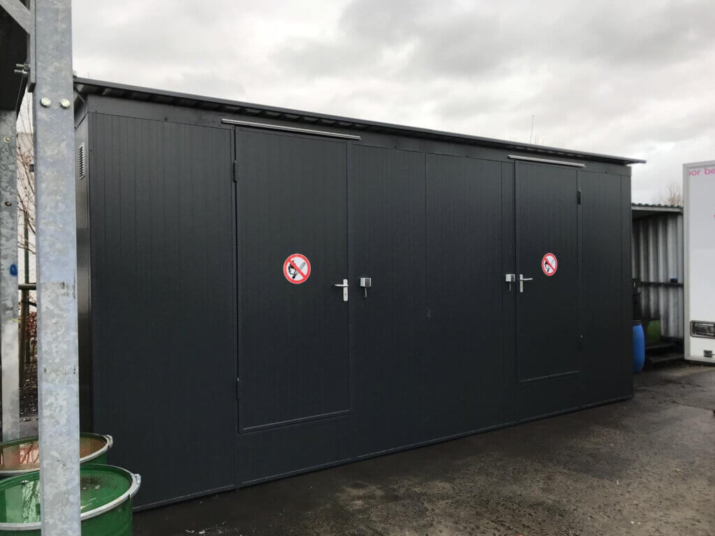 Levering van 2 nieuwe inloopkluizen type 10 voor DDS Verko in België