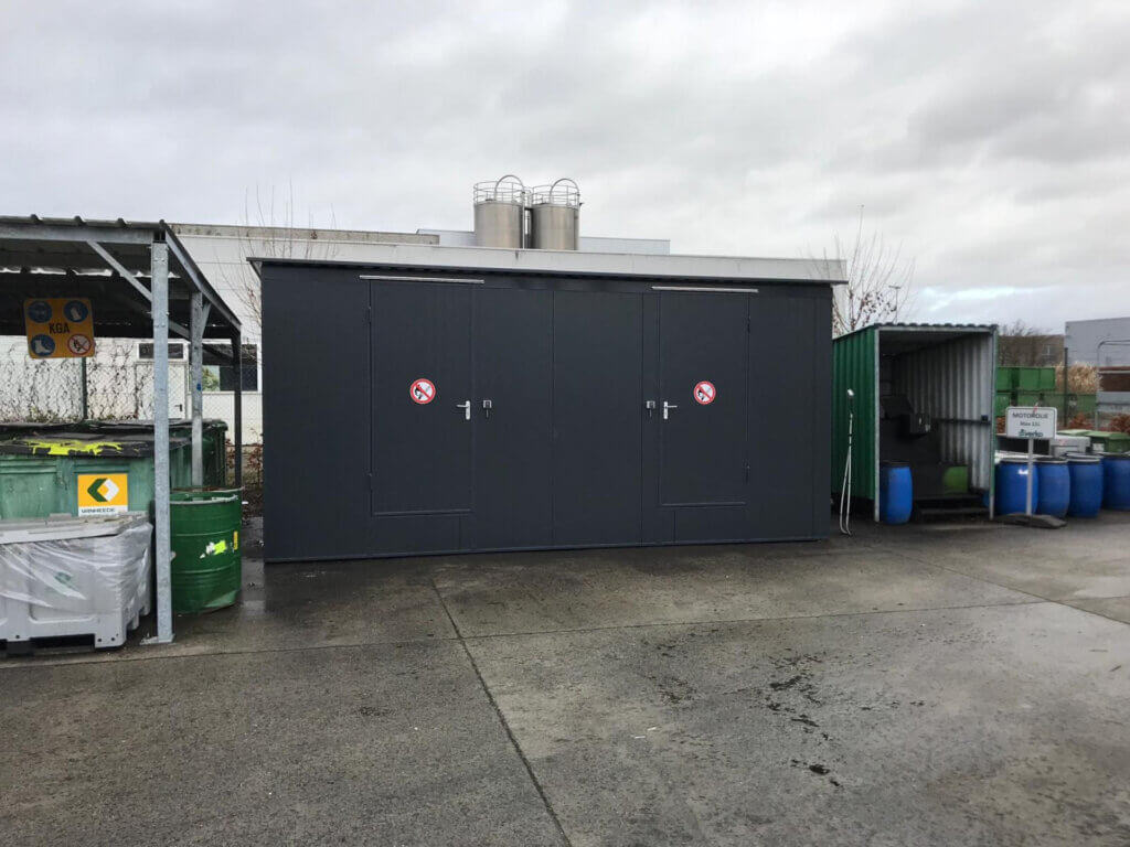 Levering van 2 nieuwe inloopkluizen type 10 voor DDS Verko in België