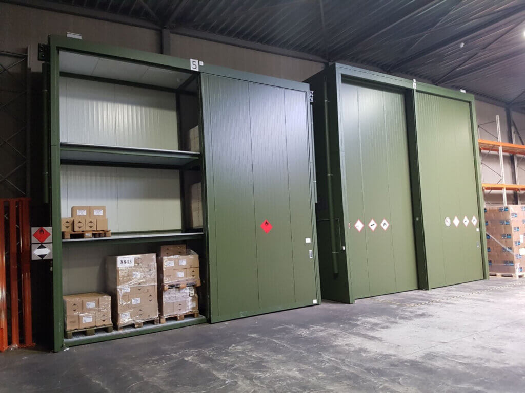 PGS 15 opslagvoorziening voor spuitbussen type K 40-3 euro Fireguard